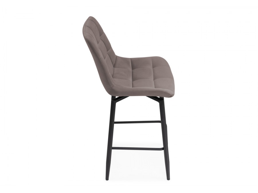 Барный стул Алст К крутящийся латте / черный