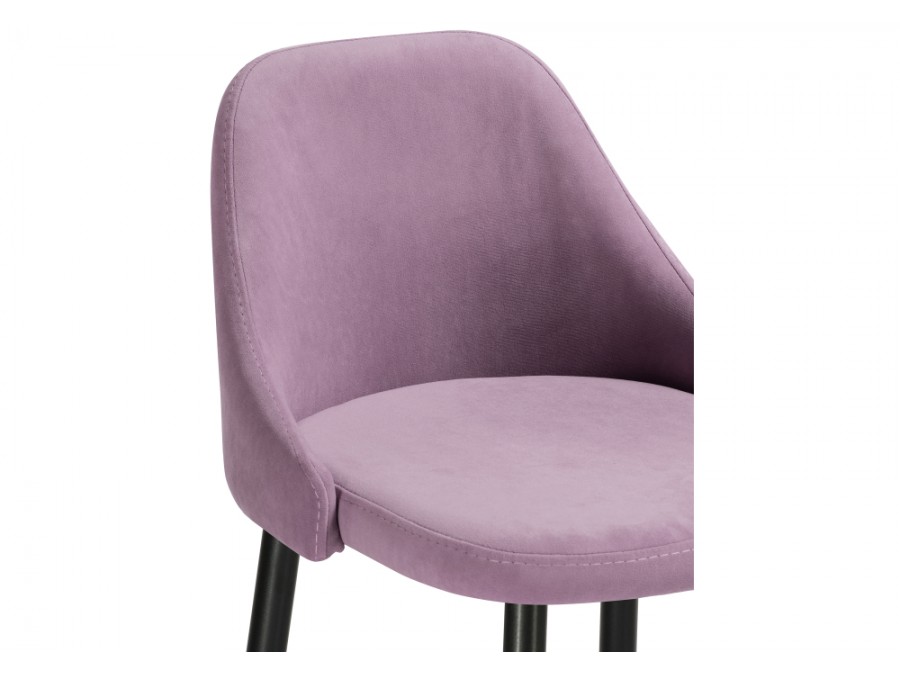 Барный стул Джама лавандовый / черный матовый