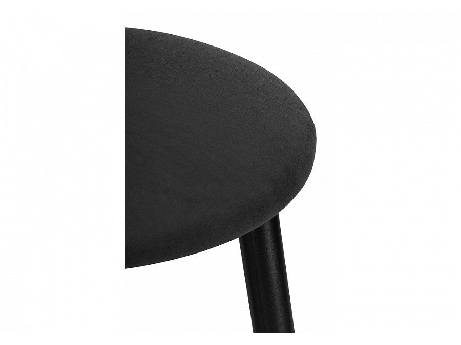 Барный стул Гангток крутящийся катания блэк / черный матовый