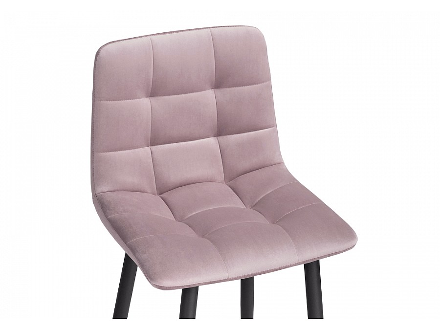 Барный стул Чилли К розовый / черный
