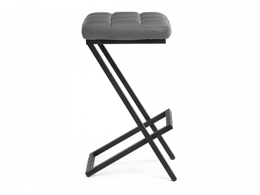 Барный стул Амаури темно-серый / черный матовый