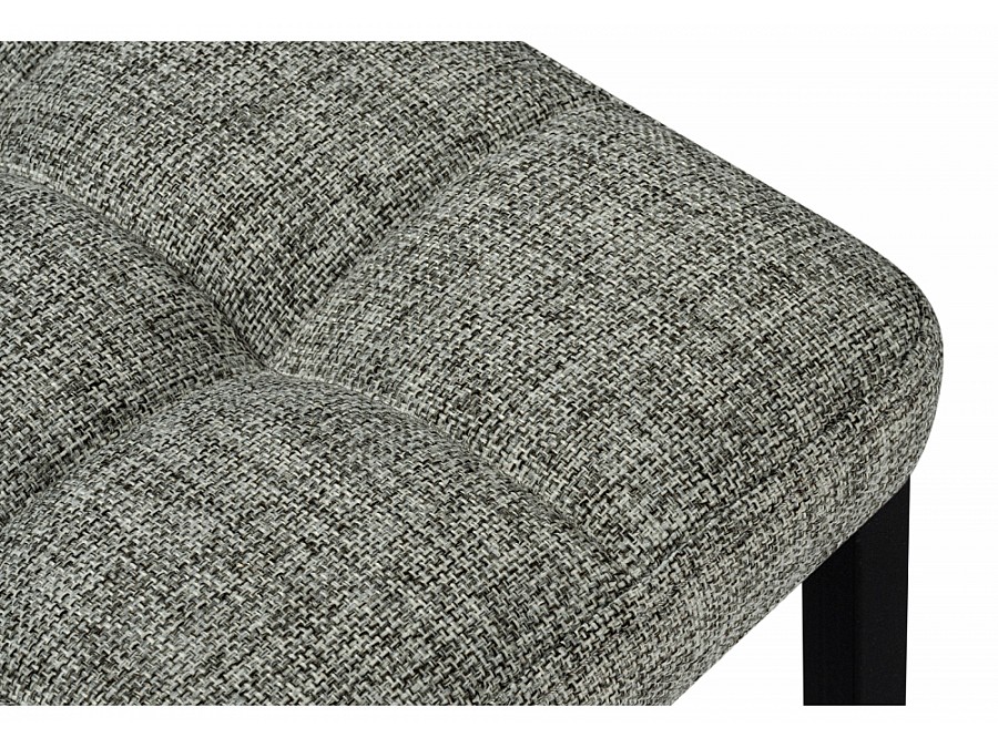 Лофт рогожка графит / черный матовый