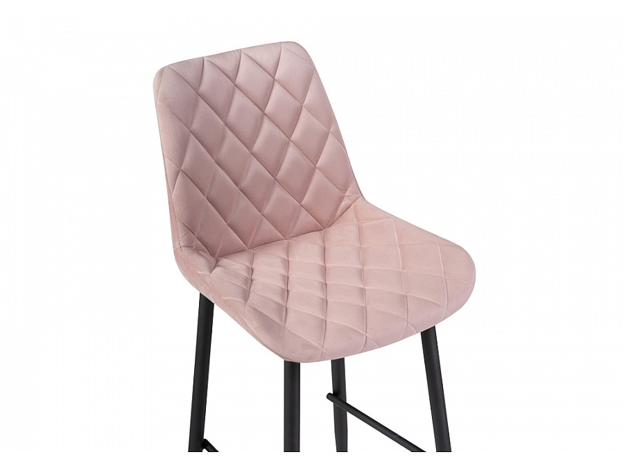Барный стул Баодин К Б/К розовый / черный