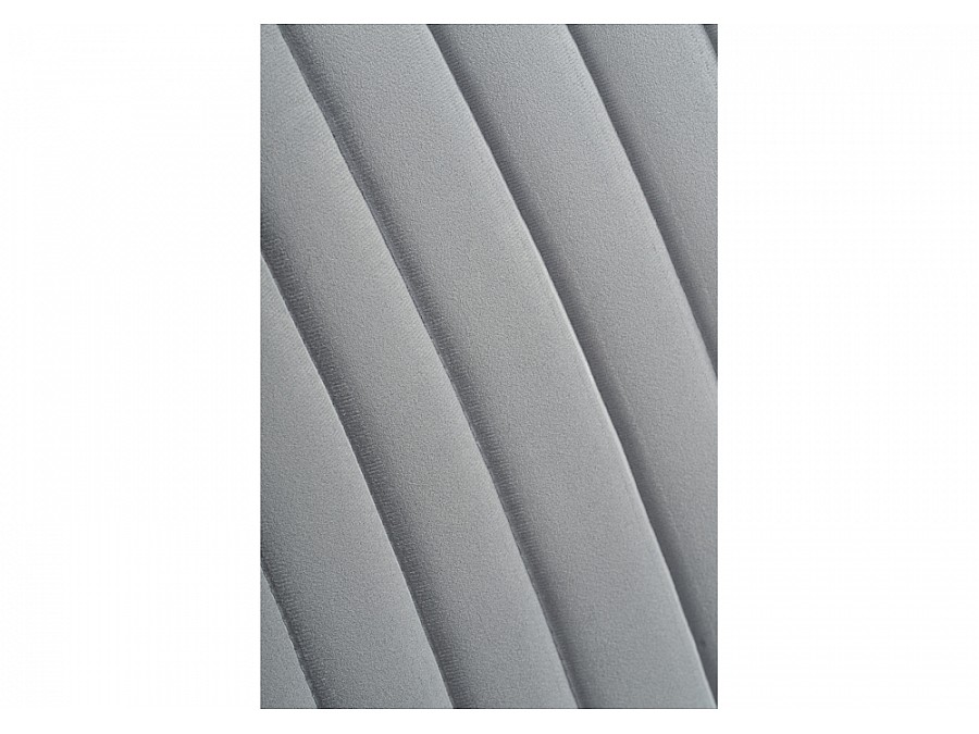 Барный стул Седа велюр светло-серый / белый