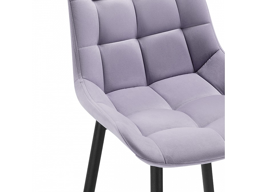Барный стул Алст серо-лиловый / черный