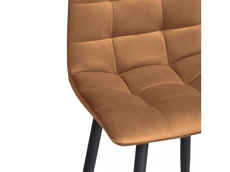 Барный стул Чилли К кирпичный / черный