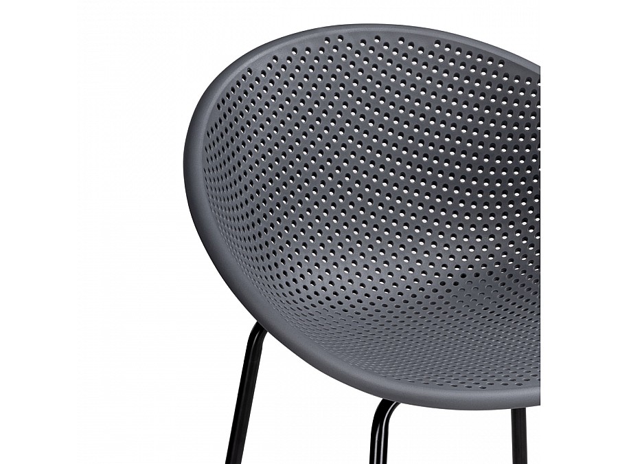 Барный стул Zeta dark grey / black