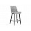 Барный стул Баодин К светло-серый / черный