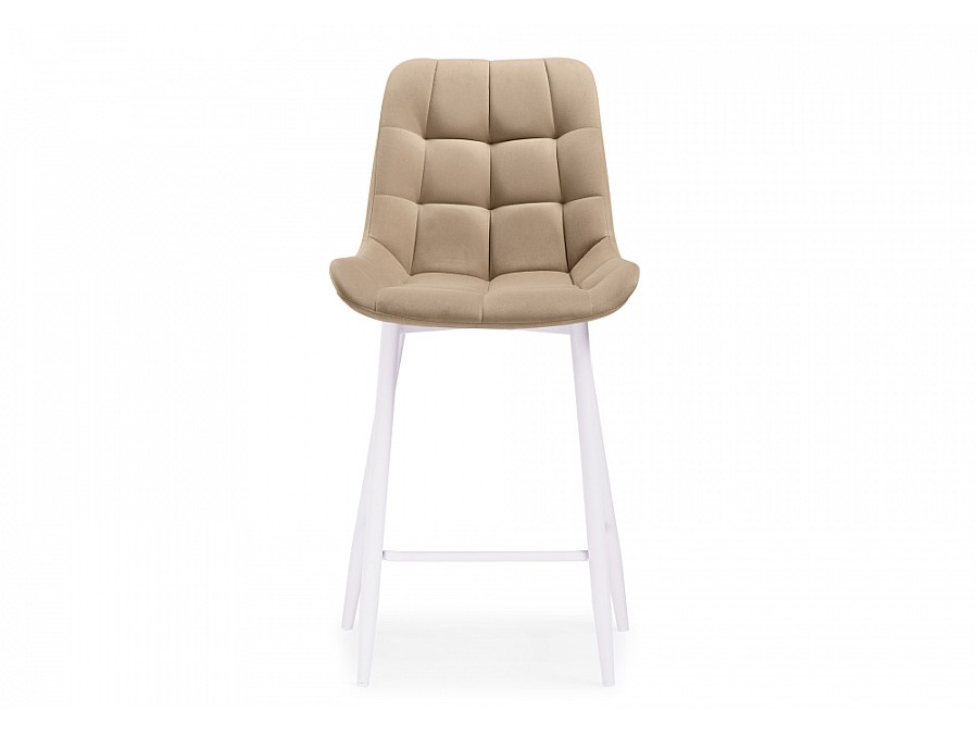 Барный стул Алст бежевый / белый