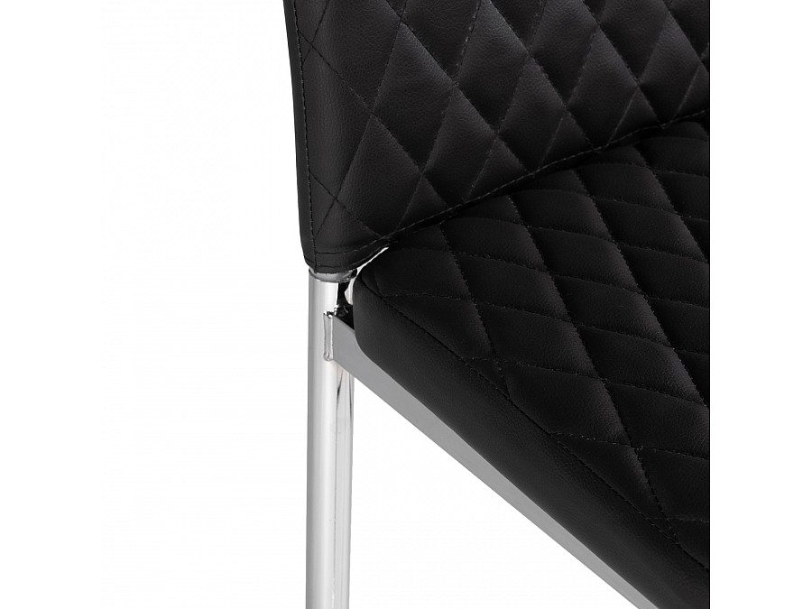 Барный стул Teon black / chrome