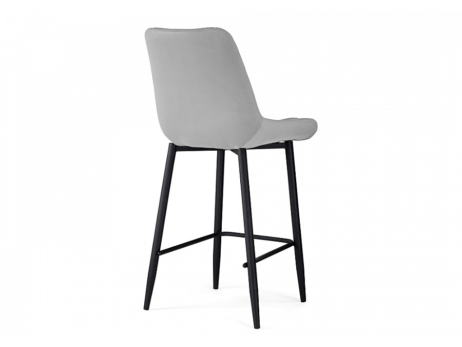 Барный стул Баодин Б/К светло-серый / черный