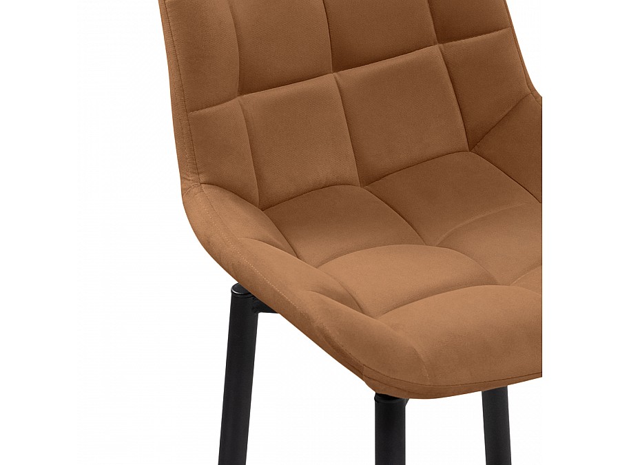 Барный стул Алст К крутящийся кирпичный / черный