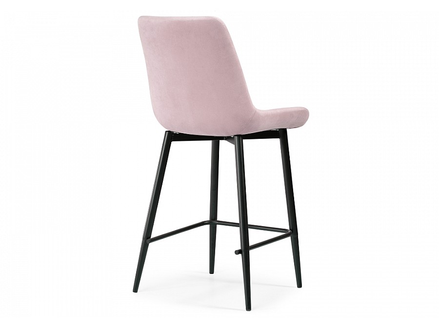 Барный стул Алст розовый / черный