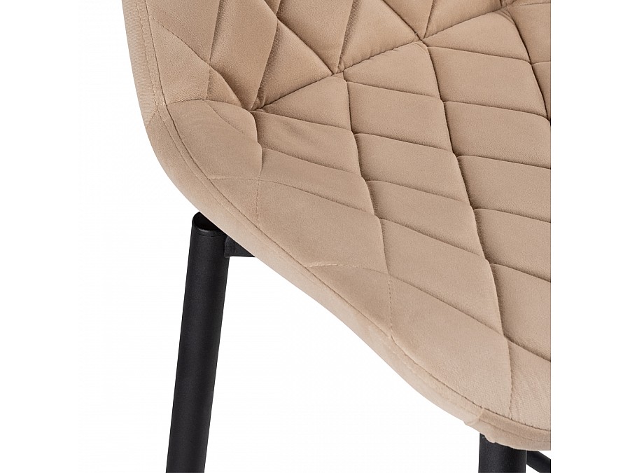 Барный стул Баодин К Б/К крутящийся бежевый / черный