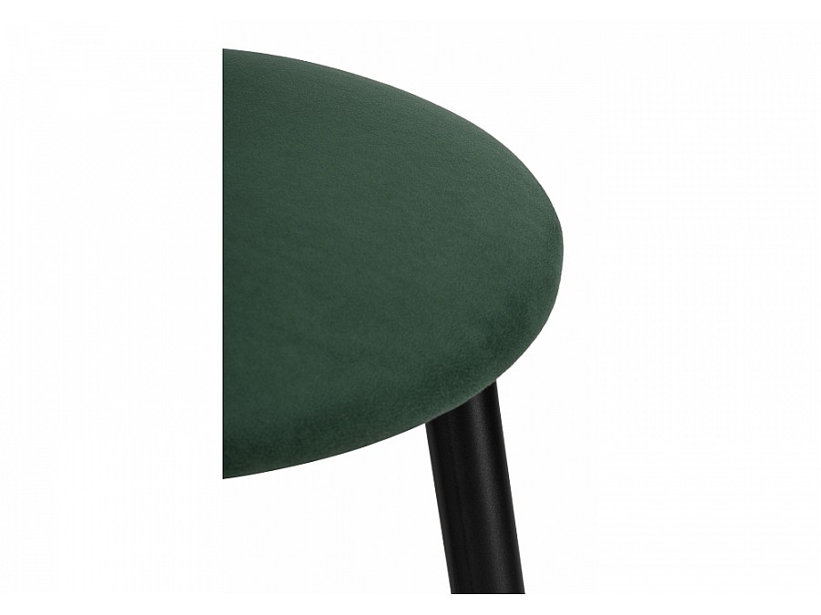Барный стул Гангток крутящийся изумруд / черный матовый