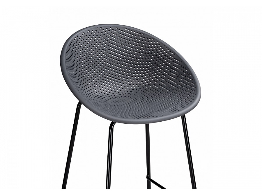 Барный стул Zeta dark grey / black