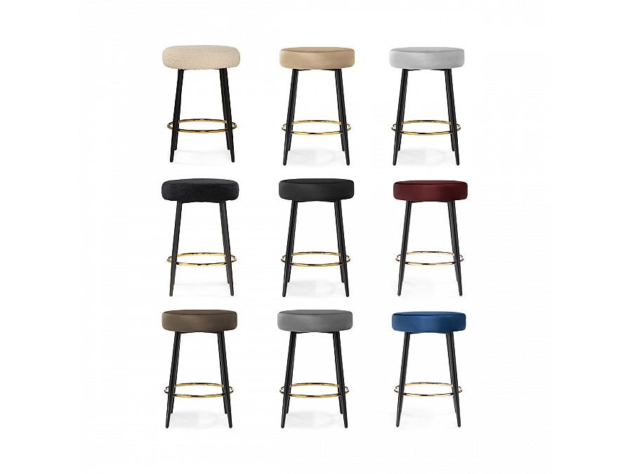 Барный стул Plato dark grey