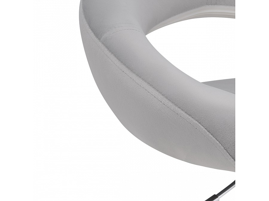 Барный стул Oazis gray fabric / chrome