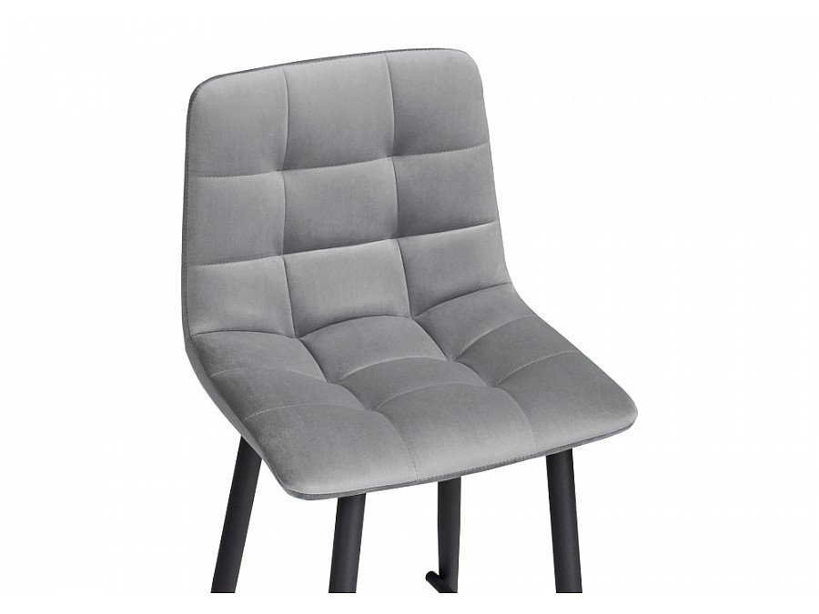 Барный стул Чилли К темно-серый / черный