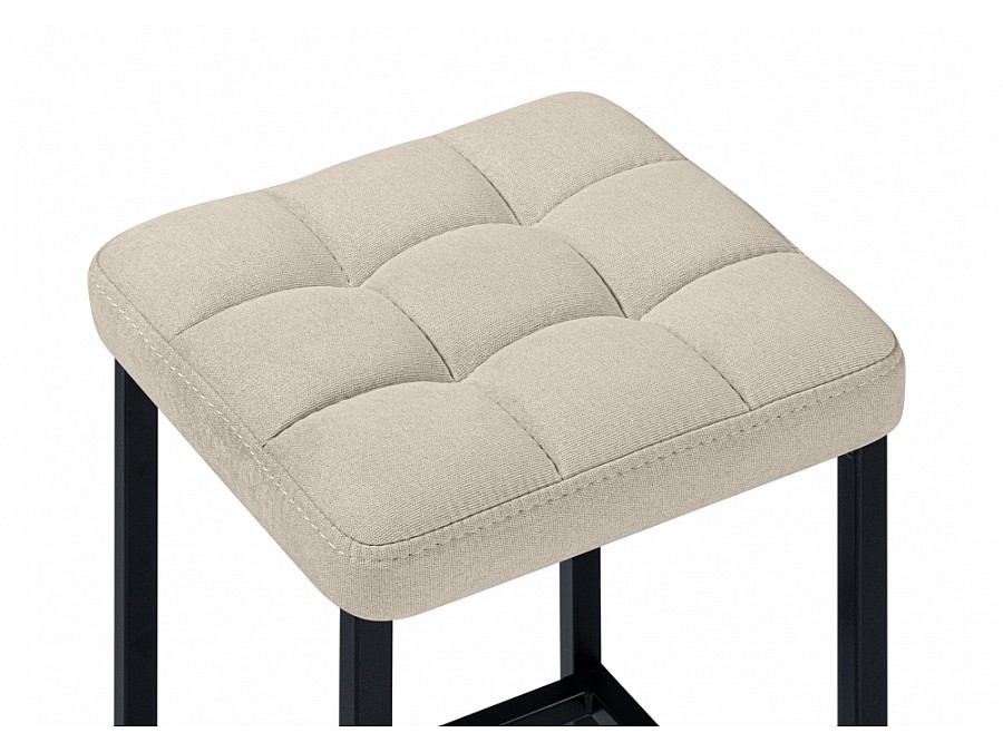 Лофт ткань канди крем / черный матовый