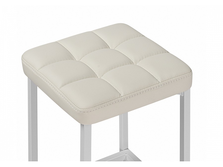 Лофт кож.зам. линкольн белый / белый матовый