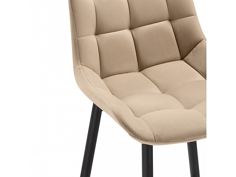 Барный стул Алст бежевый / черный