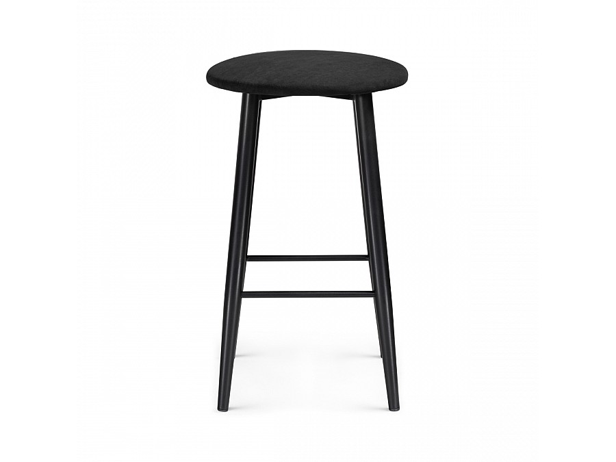 Барный стул Гангток катания блэк / черный матовый