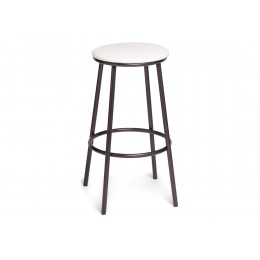 Барный стул Drezegomad белый / темный мусс