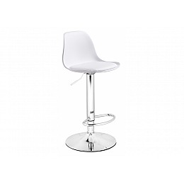 Барный стул Soft white / chrome