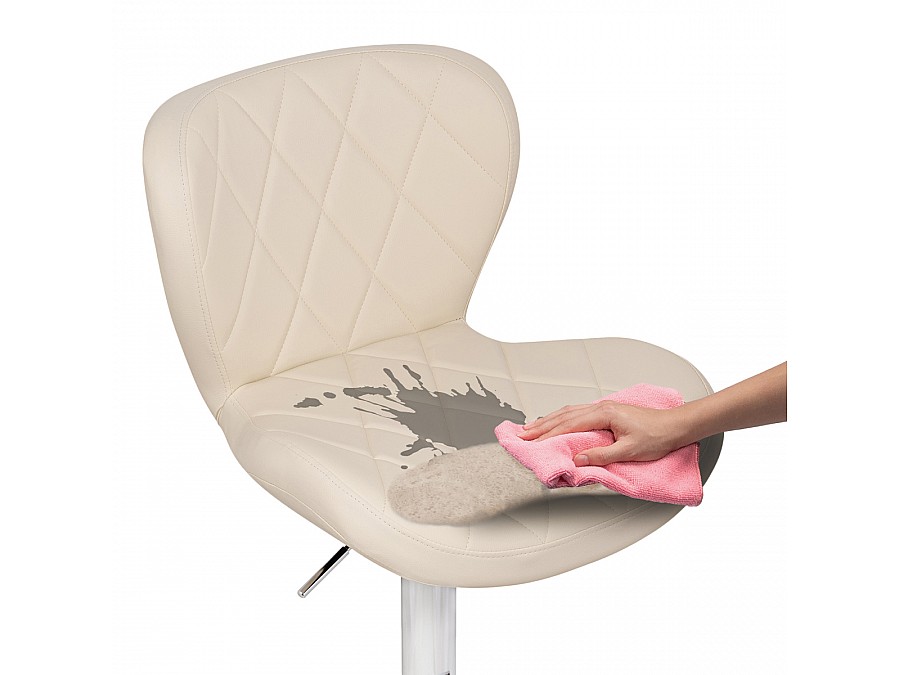 Барный стул Porch beige / chrome