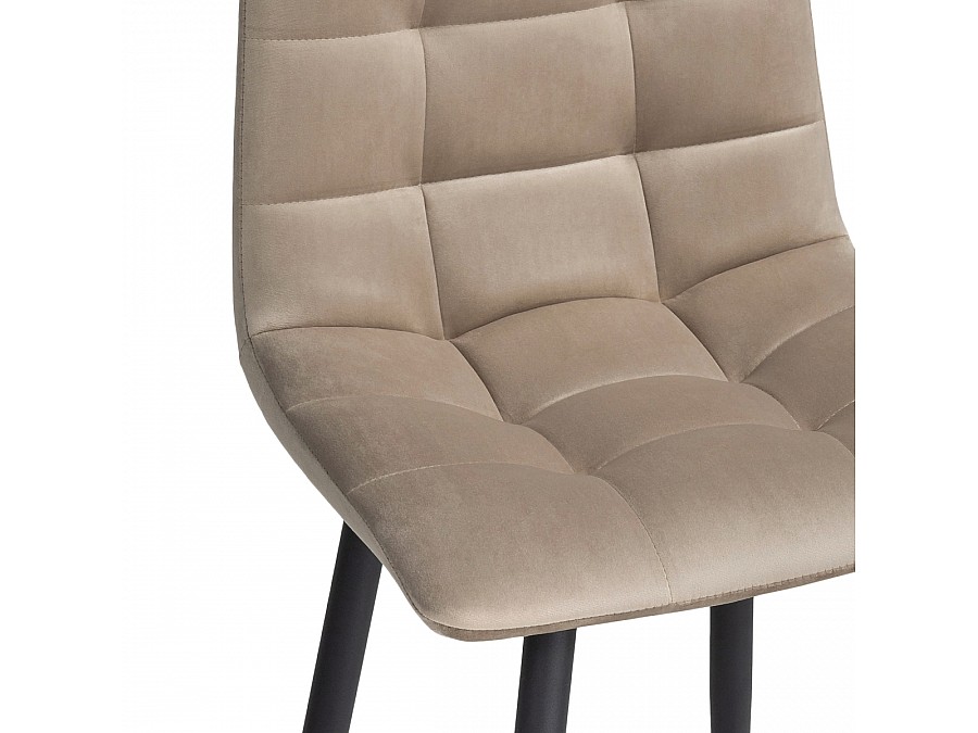 Барный стул Чилли К бежевый / черный
