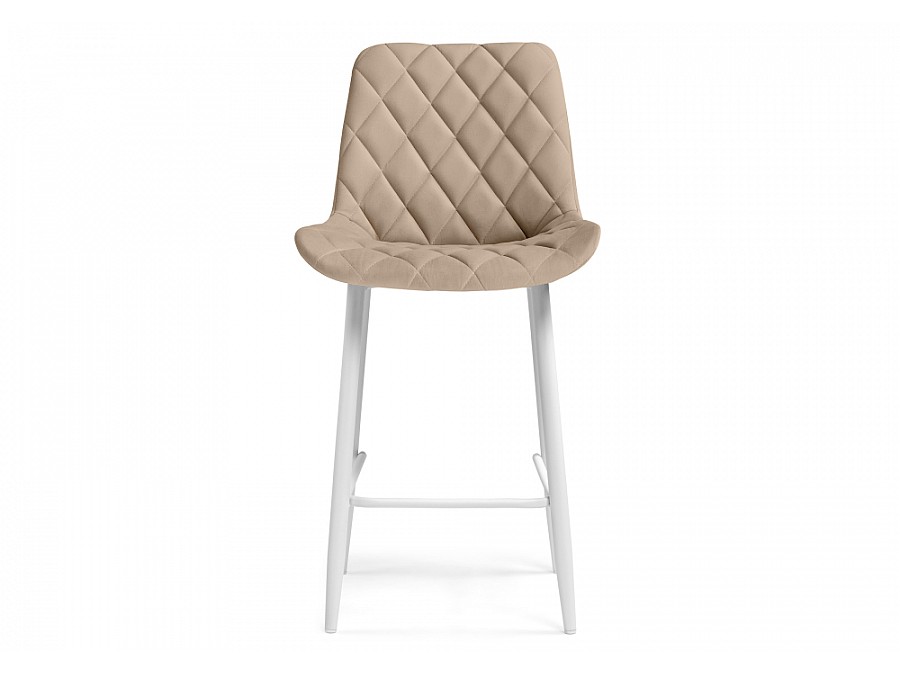 Барный стул Баодин К Б/К бежевый / белый