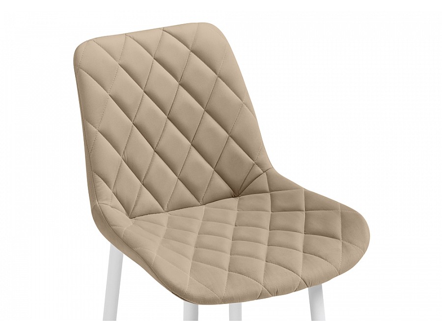 Барный стул Баодин К Б/К бежевый / белый