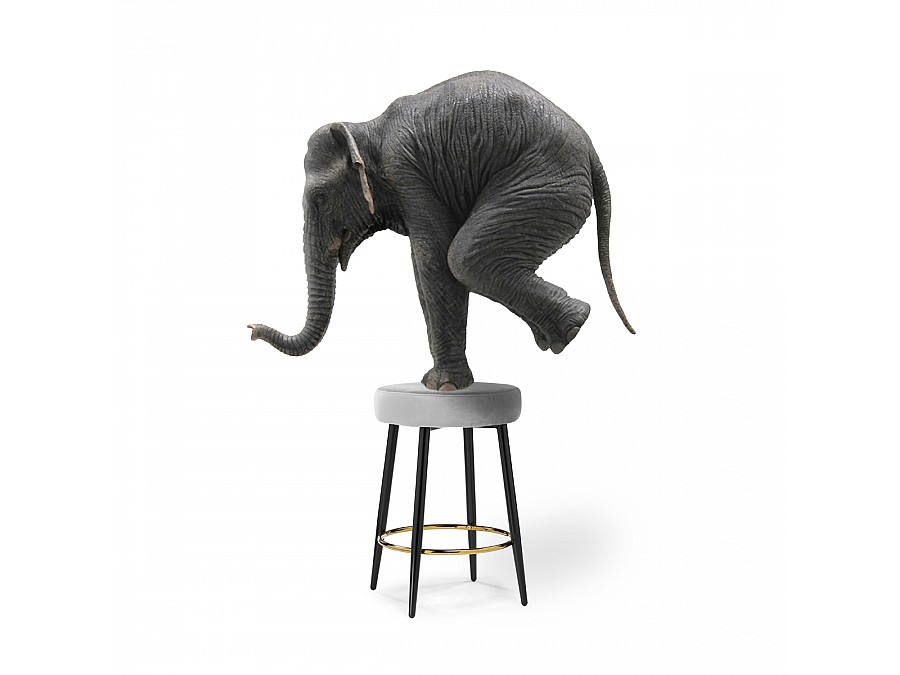 Барный стул Plato light gray