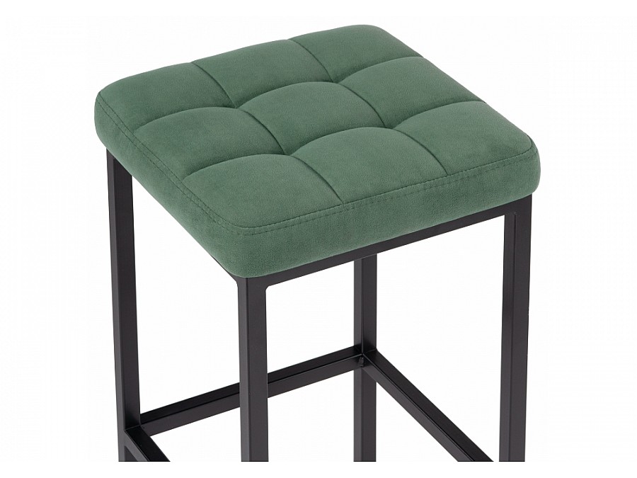 Лофт микровелюр катания изумруд / черный матовый