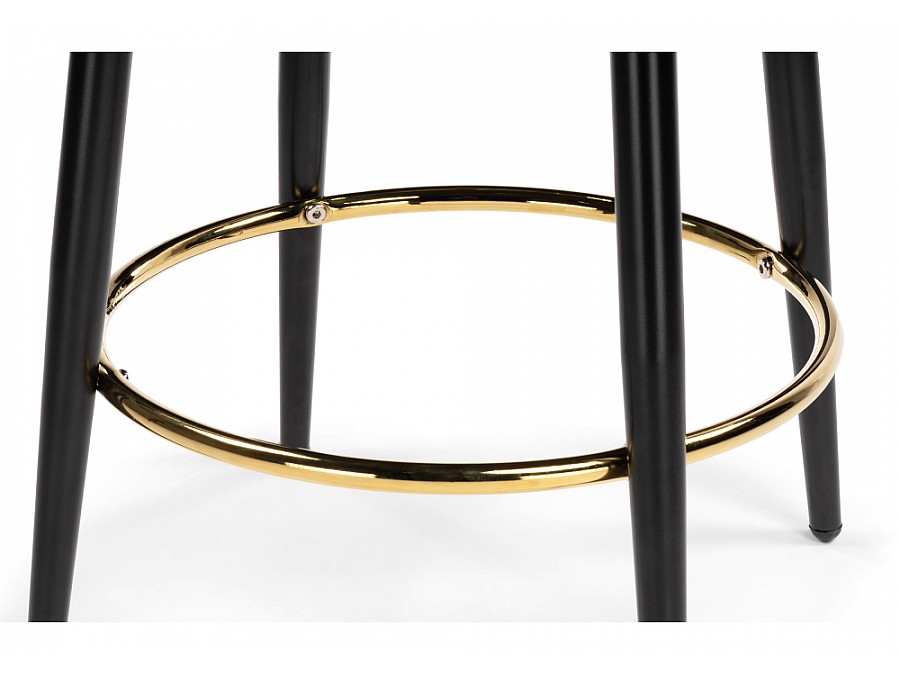 Барный стул Plato black fabric