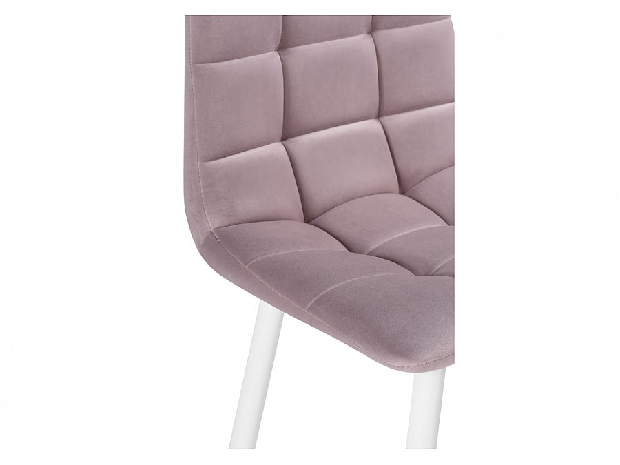 Барный стул Чилли К розовый / белый