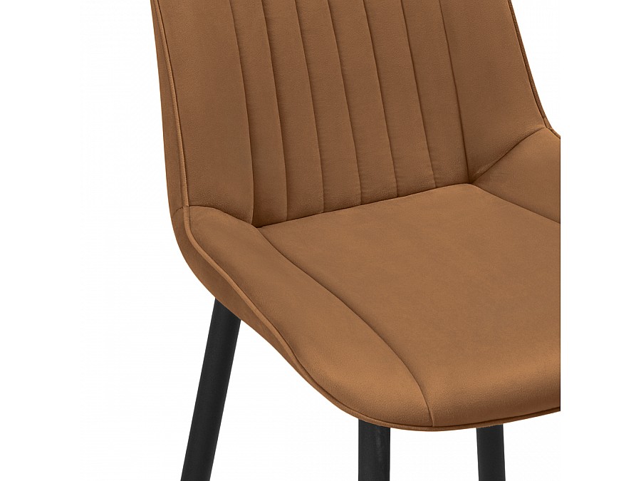 Барный стул Седа К кирпичный / черный