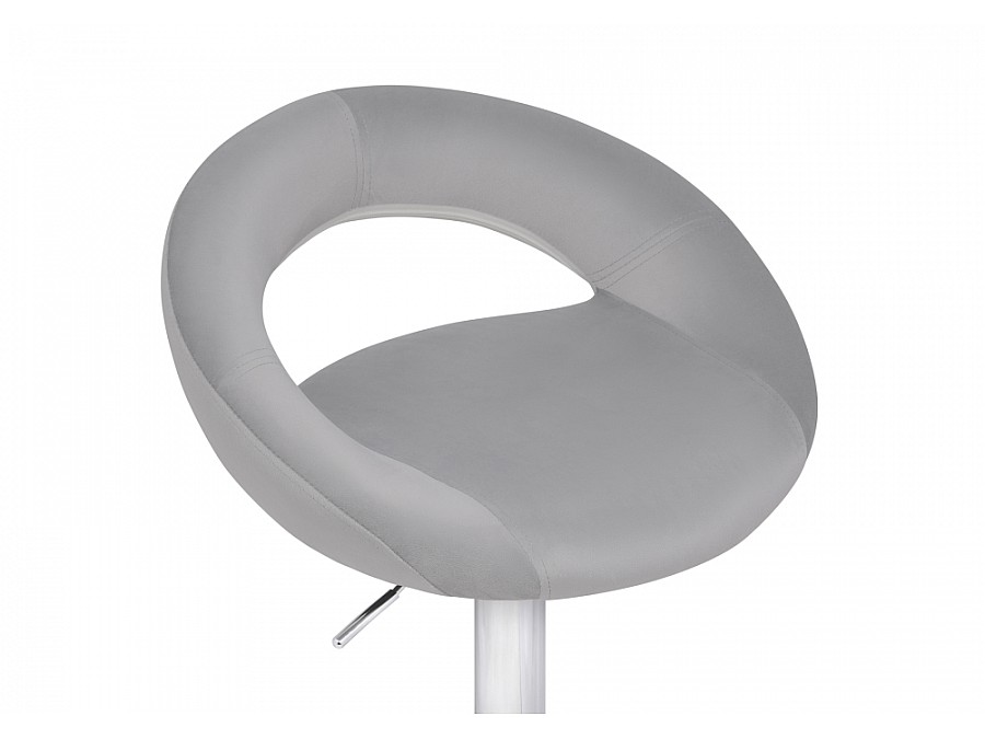 Барный стул Oazis gray fabric / chrome