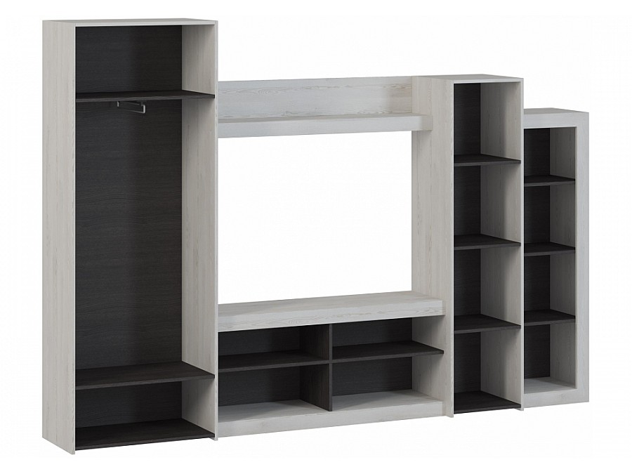 Гарнитур для гостиной Огюст 4 сосна белая лофт / венге