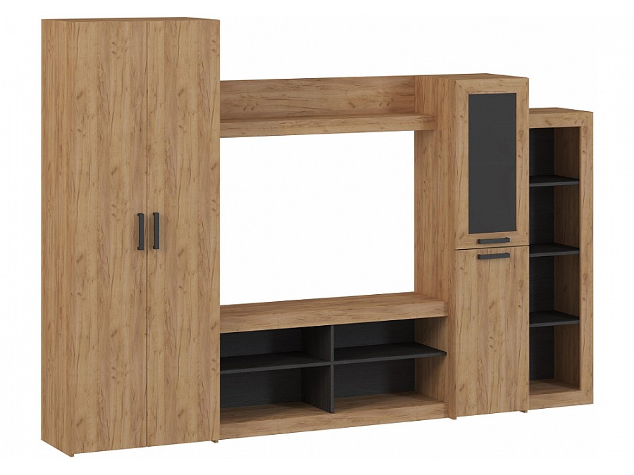 Гарнитур для гостиной Огюст 4 дуб золотой / венге