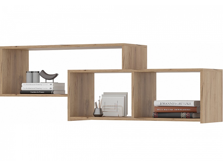 Готовая гостиная Элла серый графит 0162 / дуб крафт золото комплектация 1