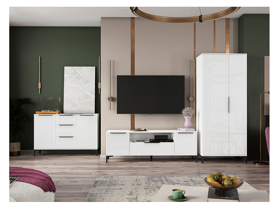 Иадама белый / белый глянец комплектация 2