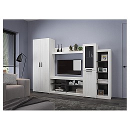 Гарнитур для гостиной Огюст 4 сосна белая лофт / венге