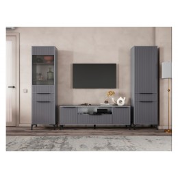 Готовая гостиная Иадама графит / графит софт комплектация 6