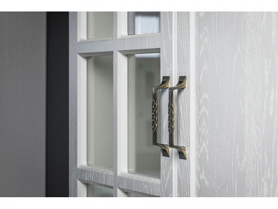 Гарнитур для гостиной Ливерпуль белый / ясень ваниль НМ-1012-100 комплектация 3