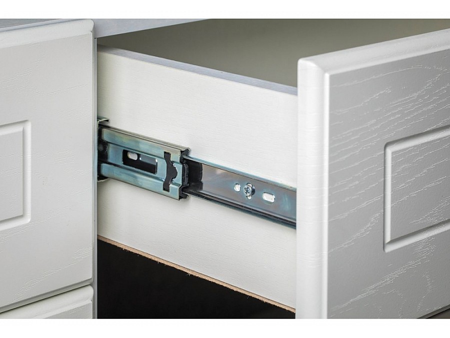 Гарнитур для гостиной Ливерпуль белый / ясень ваниль НМ-1012-100 комплектация 3