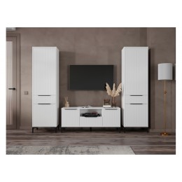 Готовая гостиная Иадама белый / белый глянец комплектация 8