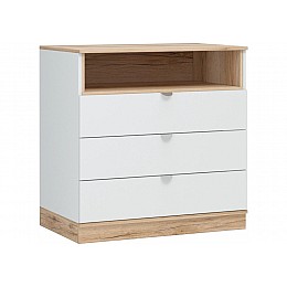 Комод Джидда 900 белый / дуб делано