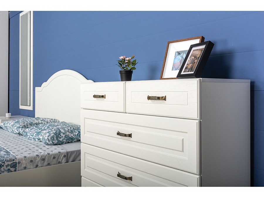 Комод Ливерпуль 10.103.01 белый / ясень ваниль